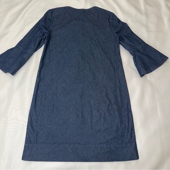 Draper James dark Blue‎ Denim Dress size 6 - Picture 6 of 8